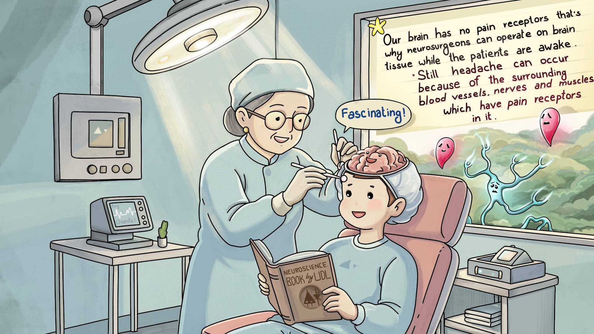 Human nervous system fun fact#4