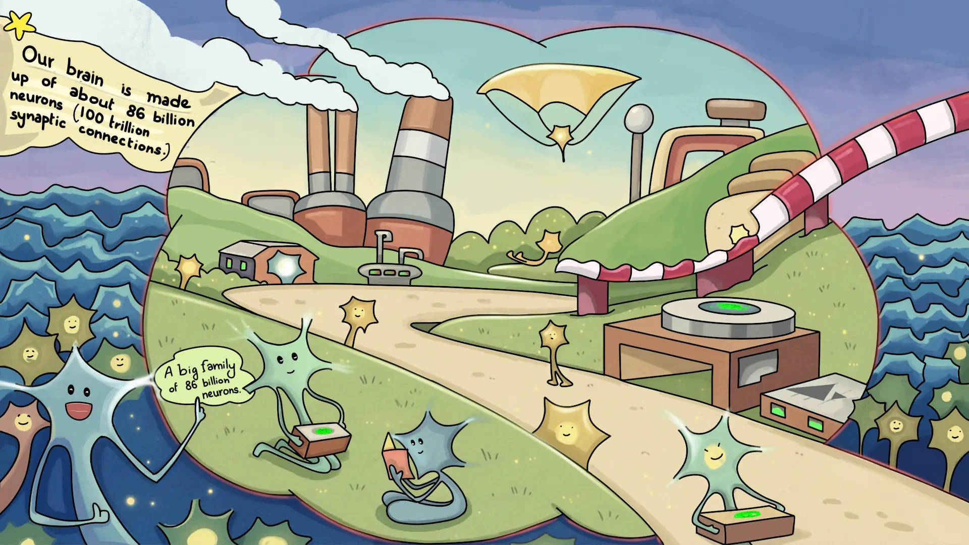 Human nervous system fun fact#7