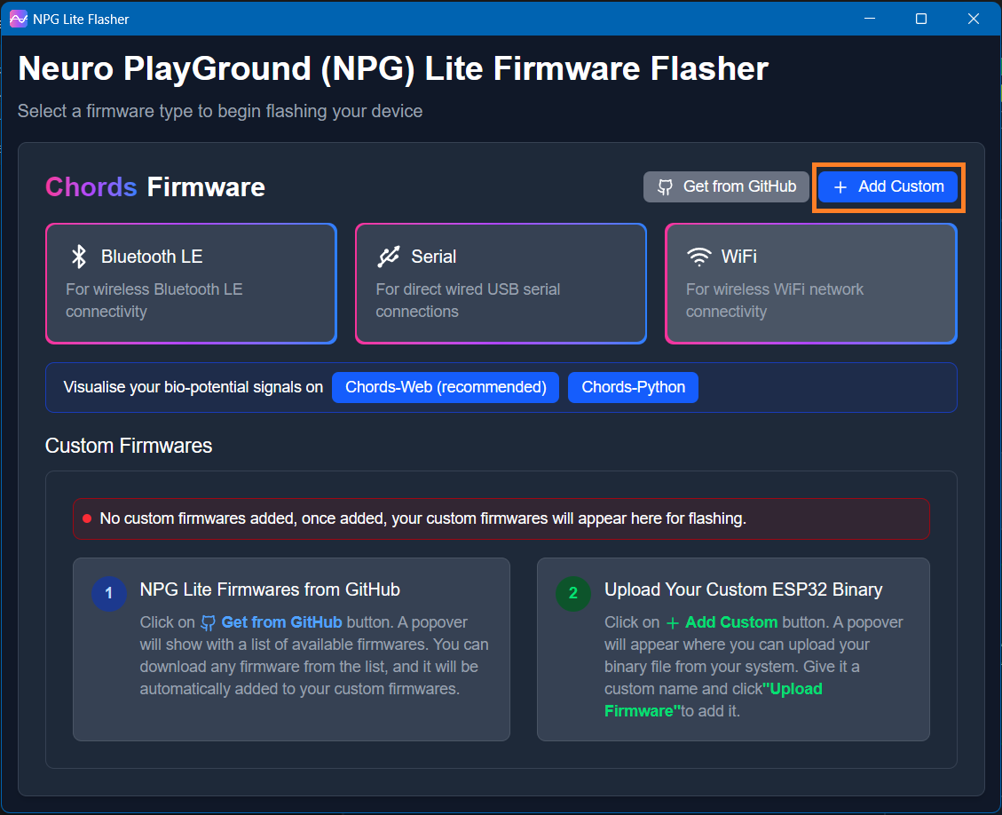 NPG Lite Flasher Custom Selection