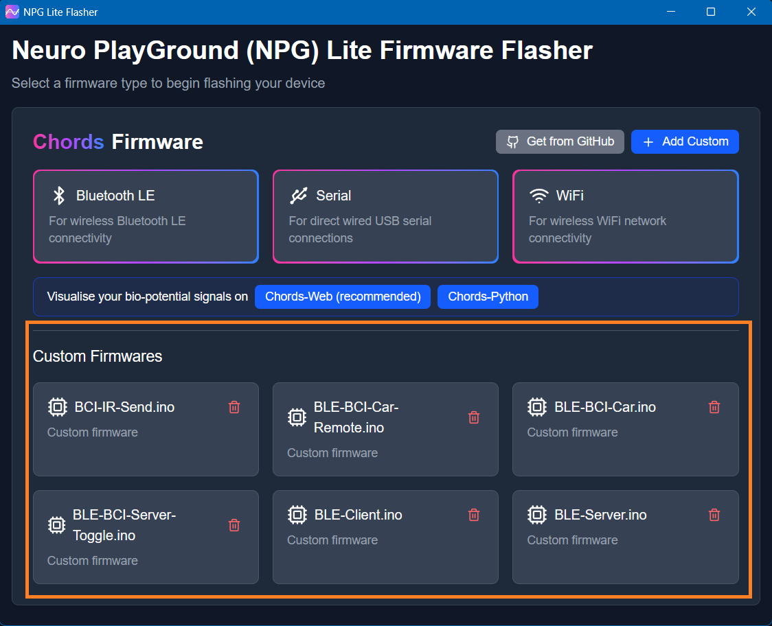 NPG Lite Flasher Custom Click Add
