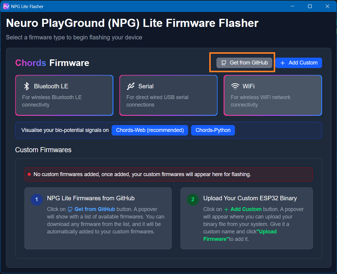NPG Lite Flasher Get from GitHub