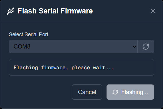 NPG Lite Flasher Serial Flashing