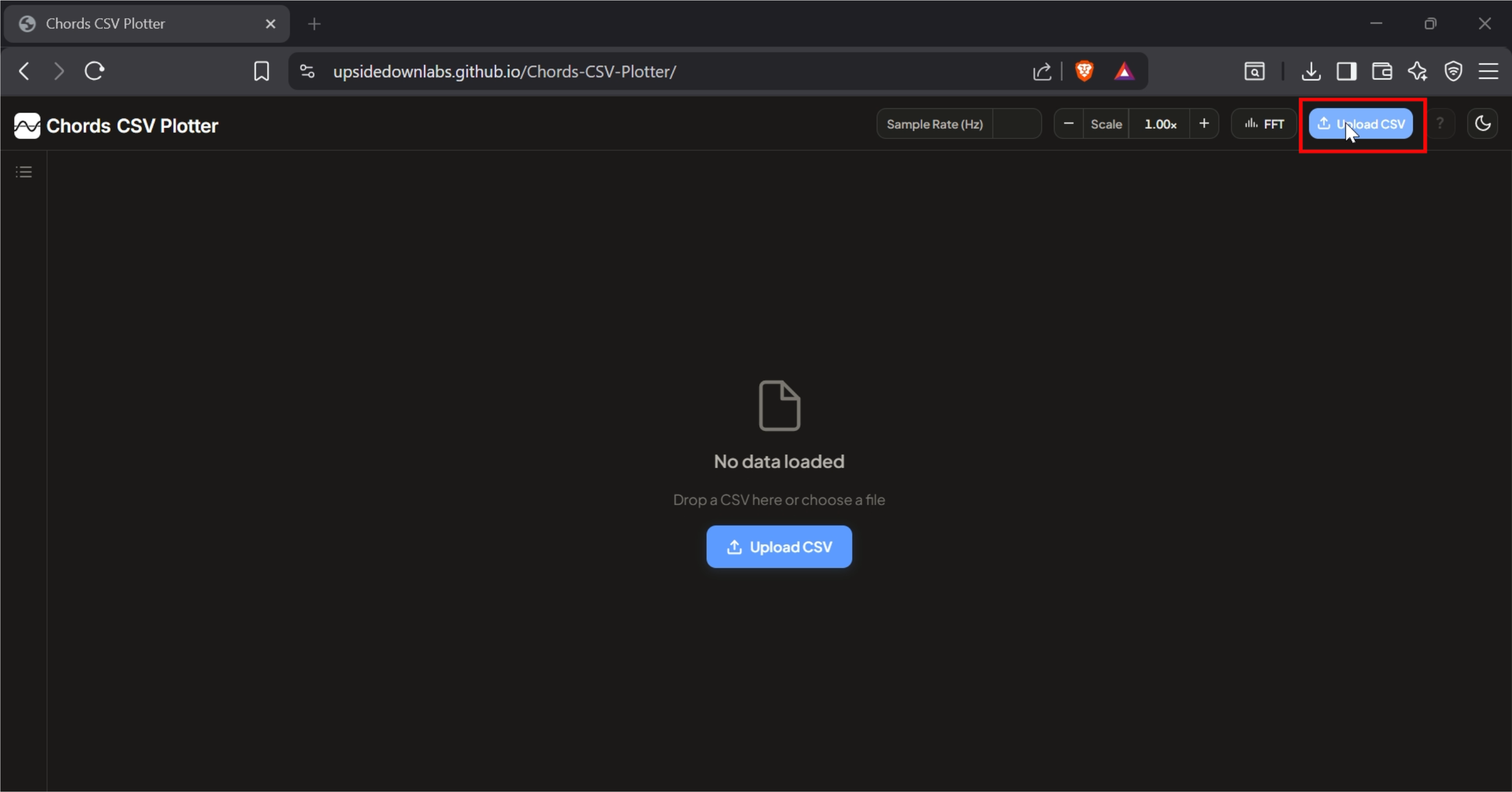 Upload CSV